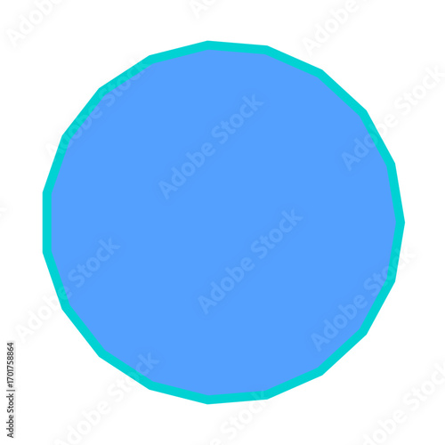 Polygon Shape 19 sides #408