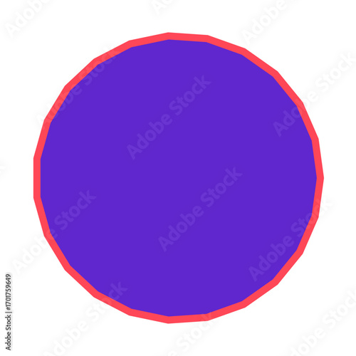 Polygon Shape 23 sides #440