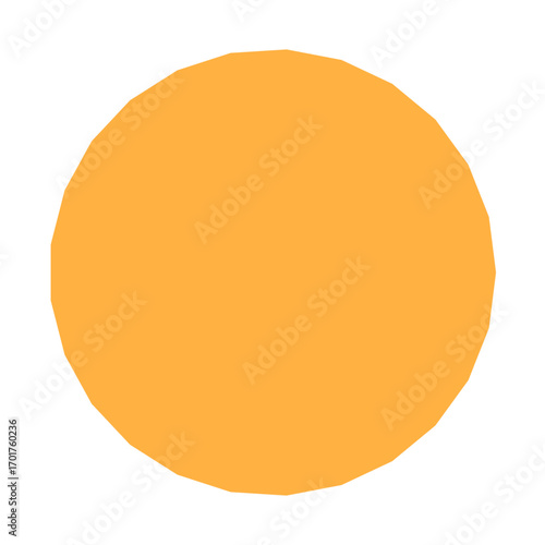 Polygon Shape 25 sides #470