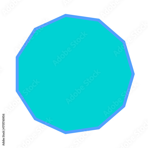 Polygon Shape 11 sides #484
