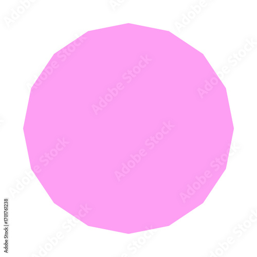 Polygon Shape 16 sides #69