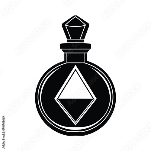 Perfume Bottle Icon Fragrance Title