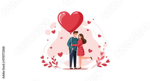 couple with heart