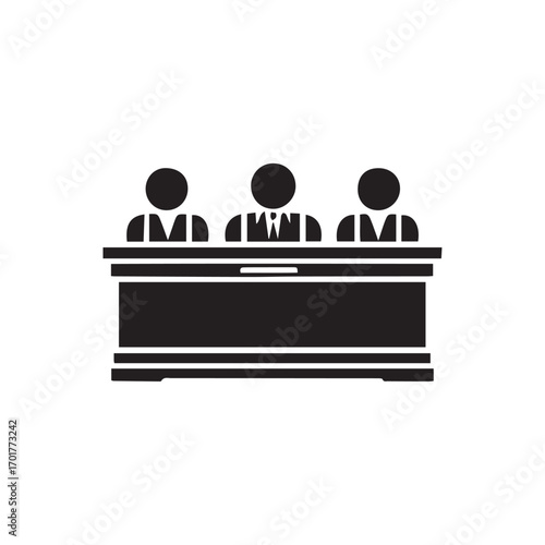 man and woman sitting on bench for the conference
