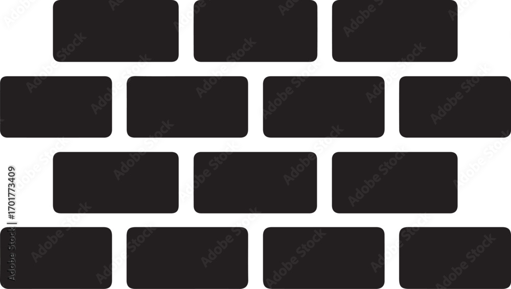 Obraz premium Abstract geometric silhouette isolated on white background