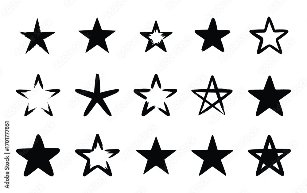 Fototapeta premium set of stars