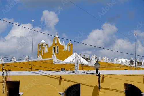 The yellow city of Izamal, Yucatan, Mexico