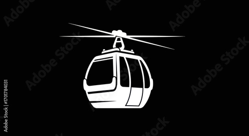 Aerial Lift Gondola Cable Car Transportation.