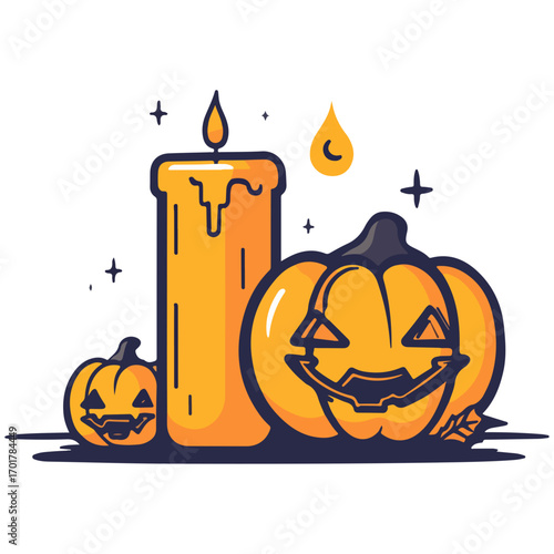 halloween candles, halloween, festival, vector, transparent background, candles, candlesticks, decoration, celebration, flame, fire, wax, burning, icon, hot, candlelights