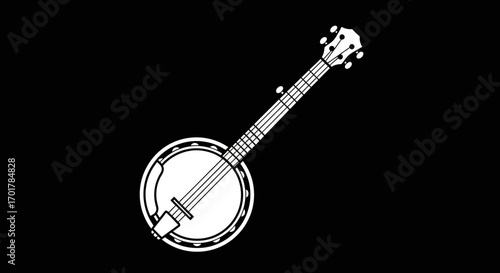 Banjo musical instrument stringed folk music.