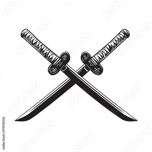 two crossed swords