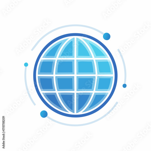 Global network illustration depicting interconnectedness and worldwide communication