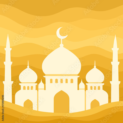 taj mahal vector illustration