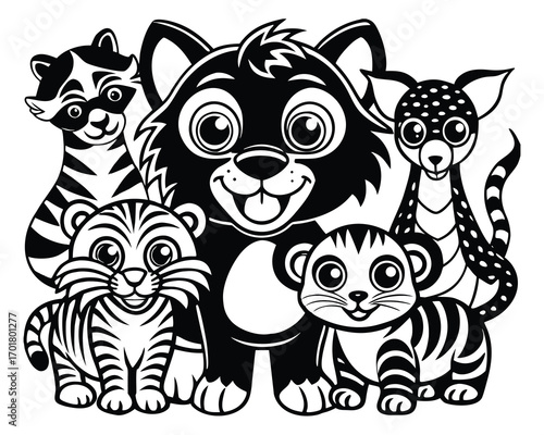 set of animals