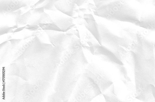Abstract white textured surface with crinkled paper effect and subtle shadows on transparent background.