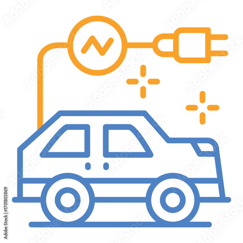 Electric Car Icon