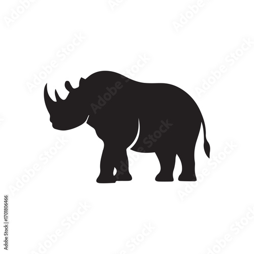 rhino vector illustration