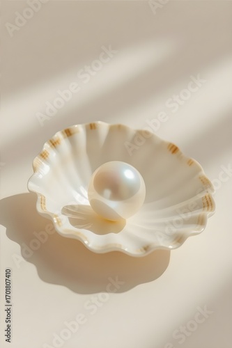pearl in shell