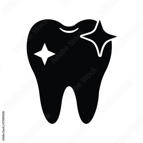 Tooth Dental Care Icon Clean Vector