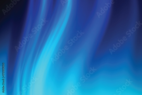 Dynamic Blue Gradient Abstract Background Vector - Flowing Light Waves and Modern Technology Design
