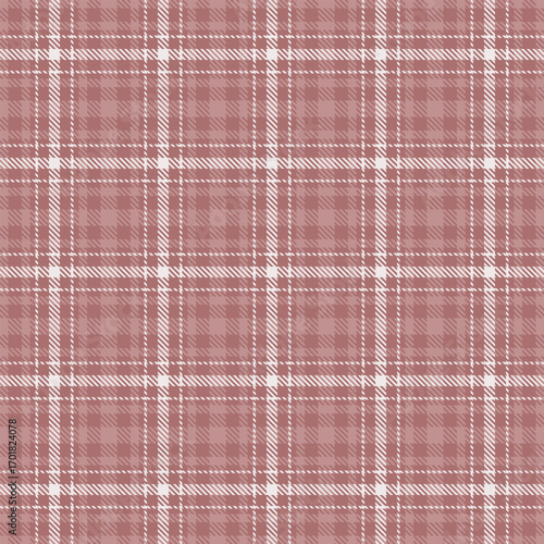 Classic tartan pattern in blush tones. Textile design, wrapping paper, or backgrounds. Use for cozy, vintage, or fashion projects.