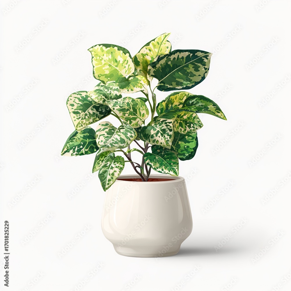 Fototapeta premium green plant in a pot