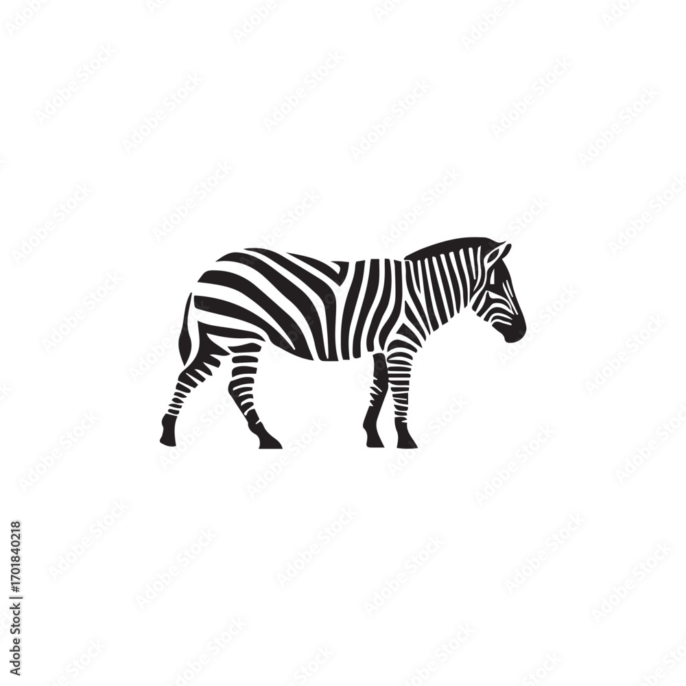 Fototapeta premium zebra vector illustration