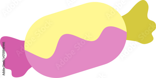 sweet colorful candy cartoon