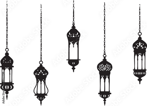 set of lamps 100% editable file 