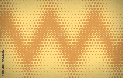 Grunge halftone gradient background. Faded grit noise texture. Colorful wallpaper. Retro pixelated backdrop. Anime or manga style comic overlay. Vector graphic design textured Grunge scratch template.