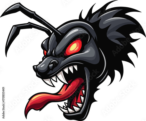 dragon head mascot