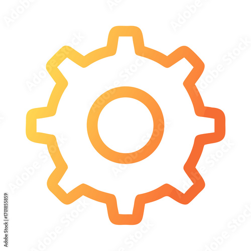 gear icon vector illustration