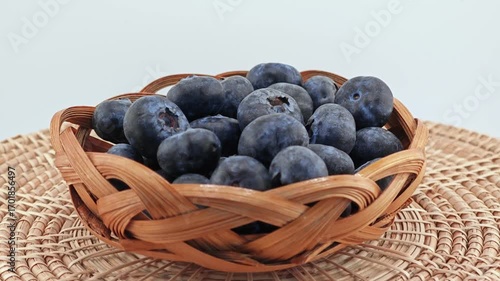 Wallpaper Mural Ripe blueberries, nutritious organic fruit. Torontodigital.ca