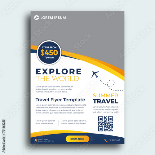 Explore the World Travel Flyer
