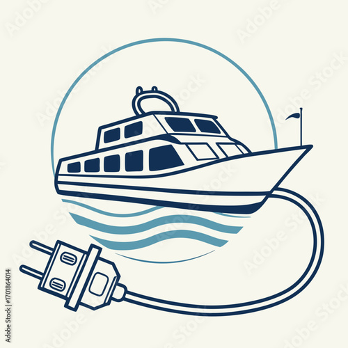 yacht in the sea
