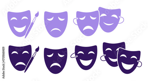 The Art of Expression Through Theatrical Masks Representing Joy Sadness and Other Emotions