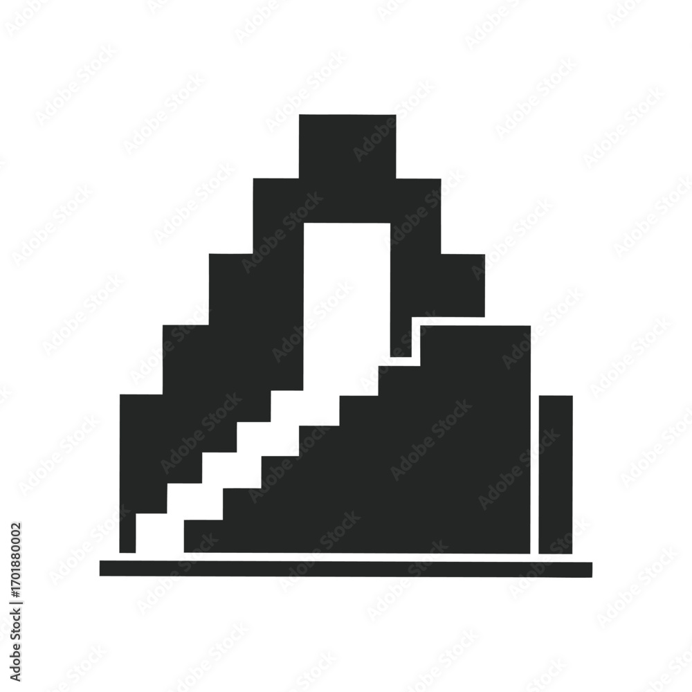 Fototapeta premium Black and white 3D mouse cursor arrow