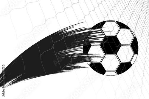 Soccer Ball Football Bounce Doodle Drawing Illustration Vector Icon
