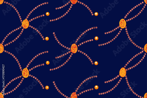 Beaded Fabric Texture Background