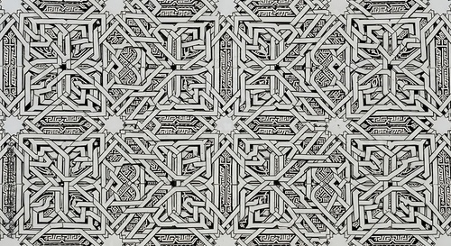 Intricate Geometric Pattern Design for Backgrounds and Decorative Elements
