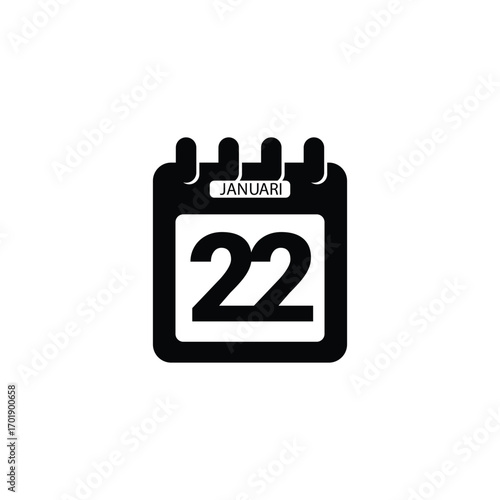  22 Januari calender icon