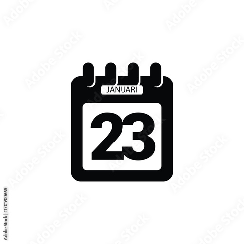 ): 23 Januari calender icon