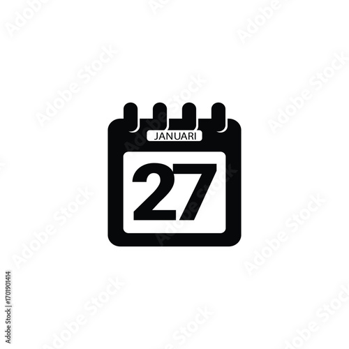 : 27 Januari calender icon 