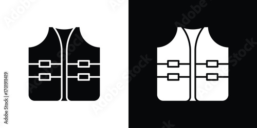 Vest jacket icon symbol for templates, web design and infographics