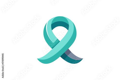 Ribbon loop with soft layered natural shading design