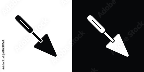 Trowel icon symbol for templates, web design and infographics
