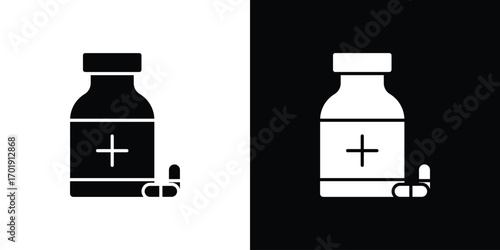 Supplement icon symbol for templates, web design and infographics