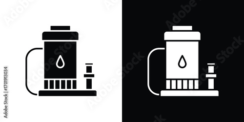 Sump pump icon symbol for templates, web design and infographics