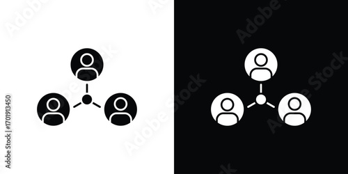 Stakeholders icon symbol for templates, web design and infographics
