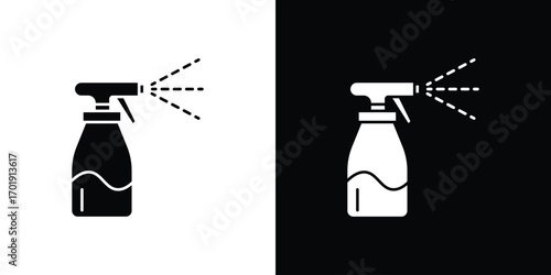 Spray bottle icon symbol for templates, web design and infographics